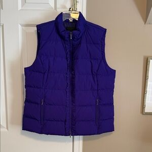 Talbots Deep Purple Puffer Vest